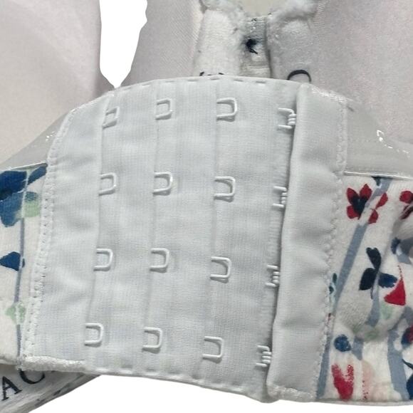 CACIQUE Floral Lightly Lined Full Coverage Underwire Bra Size 44D - Picture 3 of 6